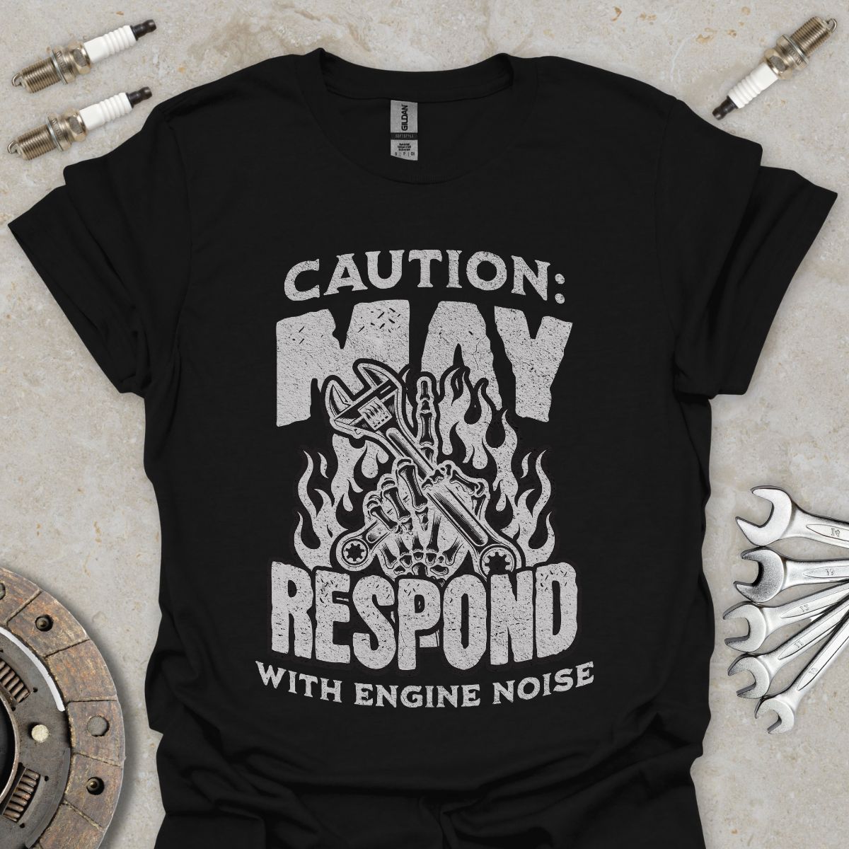 Caution: May Respond with Engine Noise T-Shirt