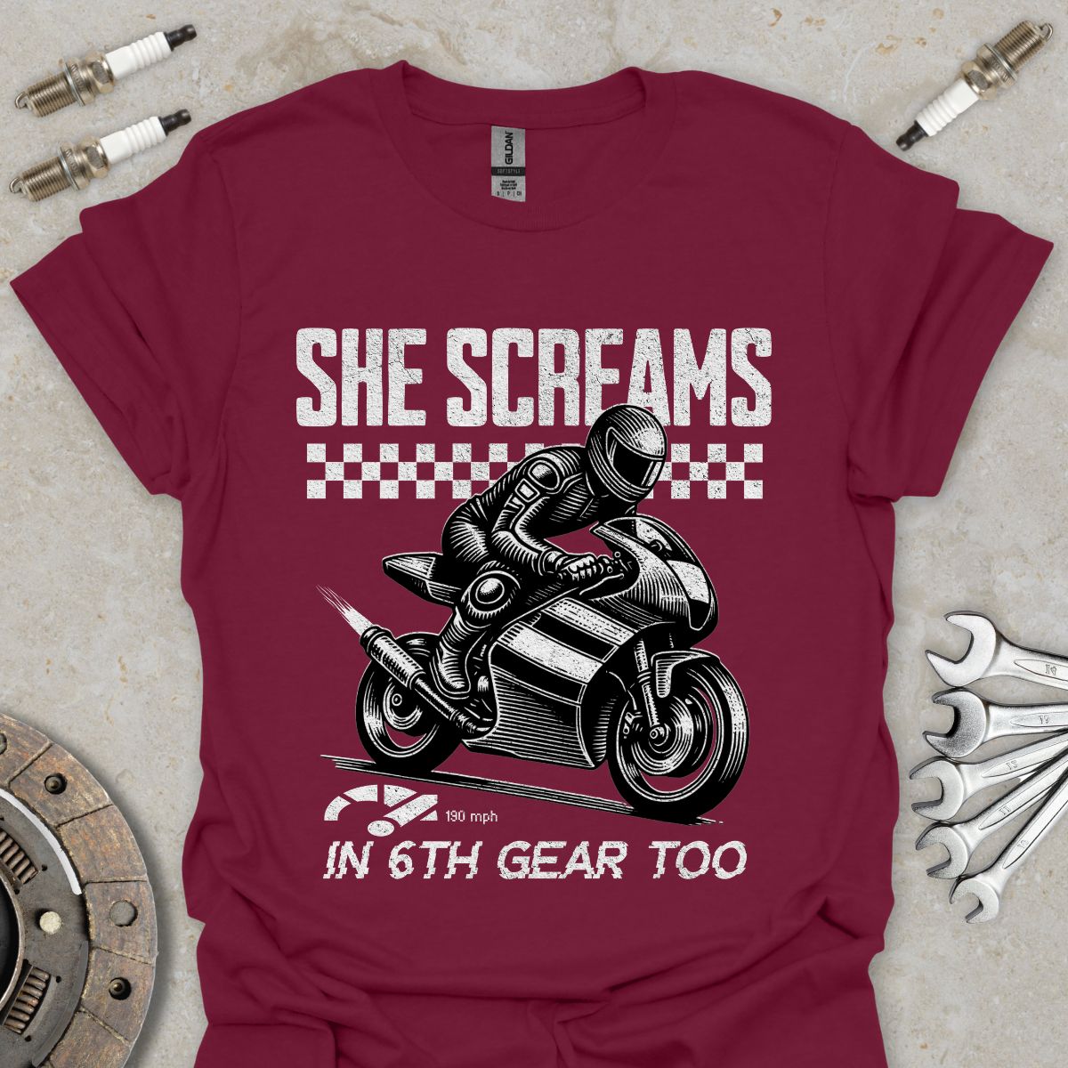 She Screams in 6th Gear Too T-Shirt