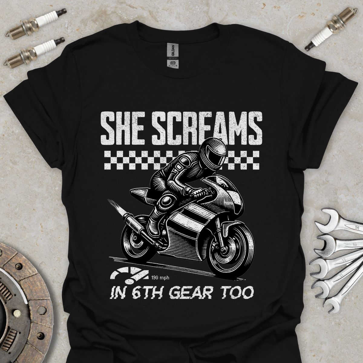 She Screams in 6th Gear Too T-Shirt