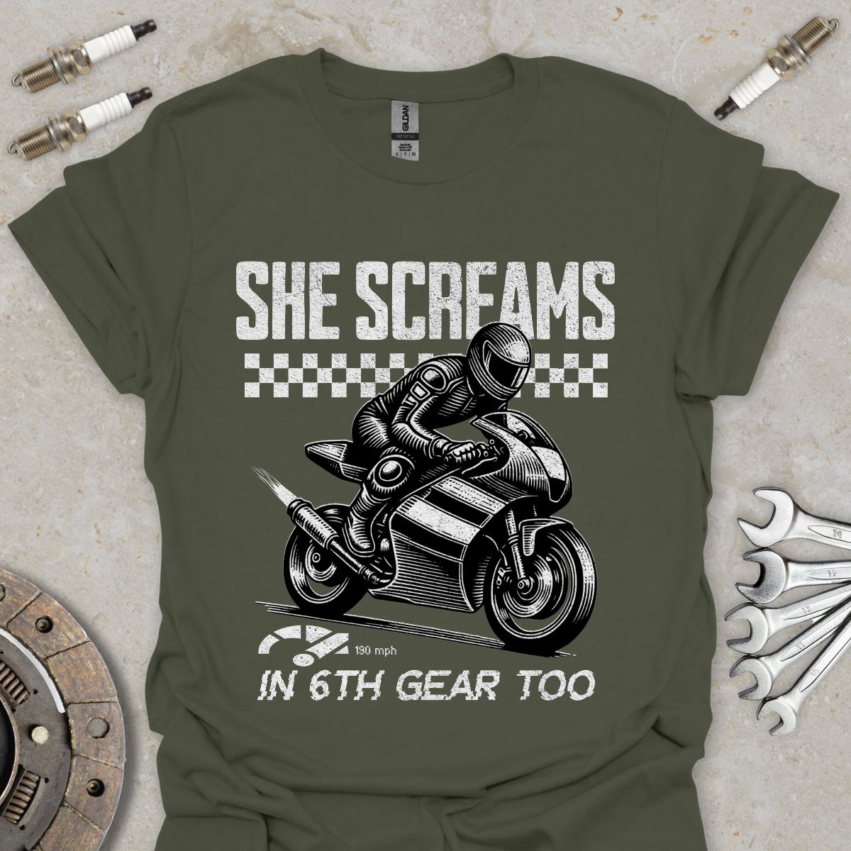 She Screams in 6th Gear Too T-Shirt
