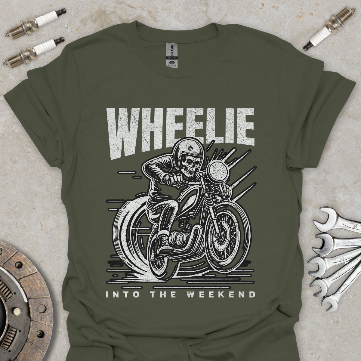 Wheelie into The Weekend T-Shirt
