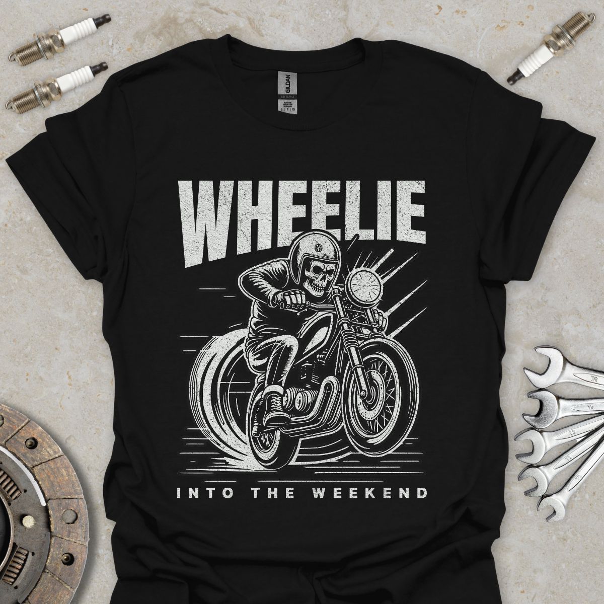 Wheelie into The Weekend T-Shirt