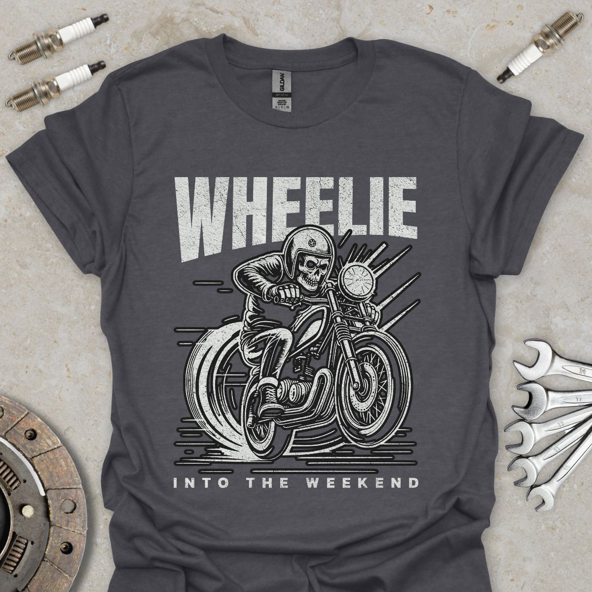 Wheelie into The Weekend T-Shirt