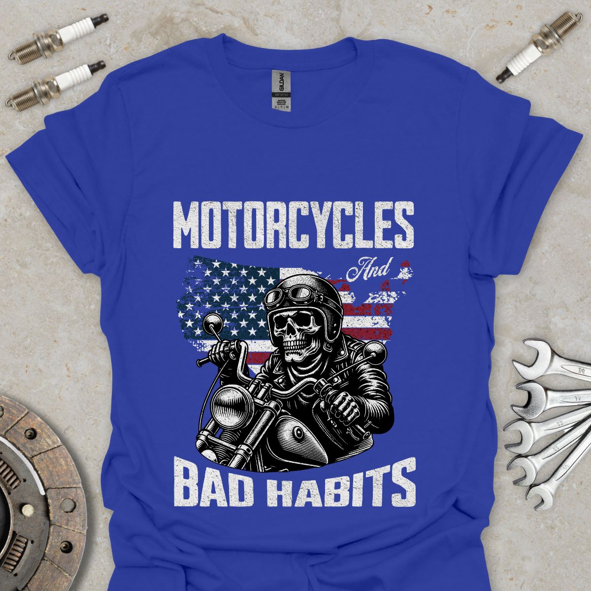Motorcycles an Bad Habits T-Shirt