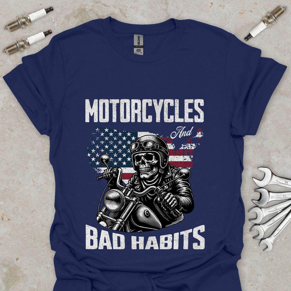 Motorcycles an Bad Habits T-Shirt