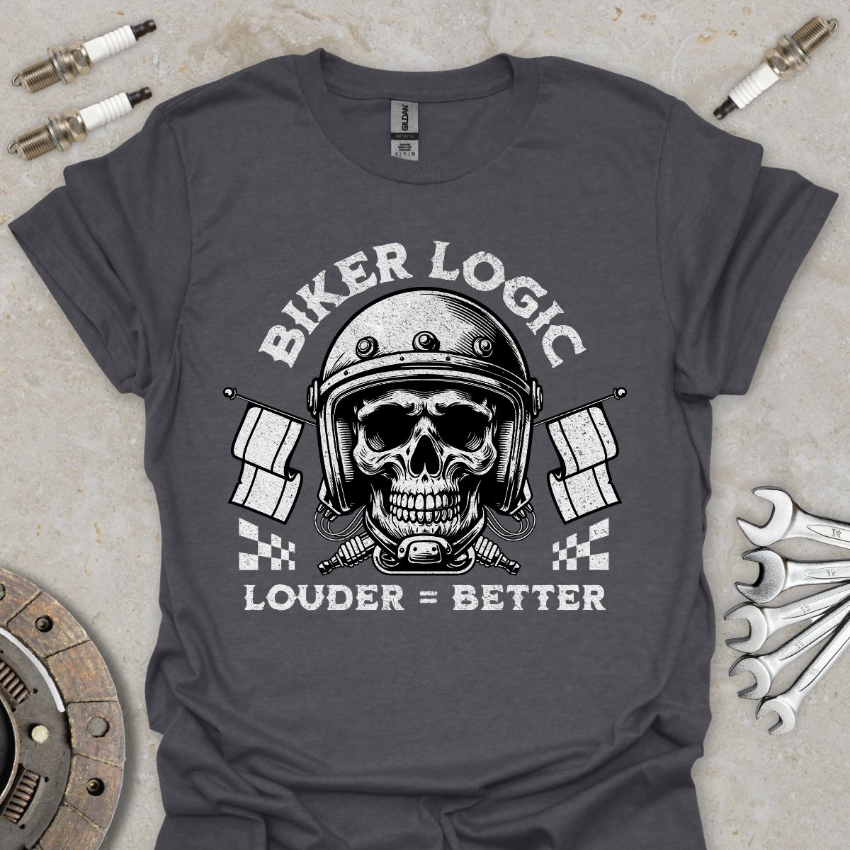 Biker Logic: Louder = Better T-Shirt