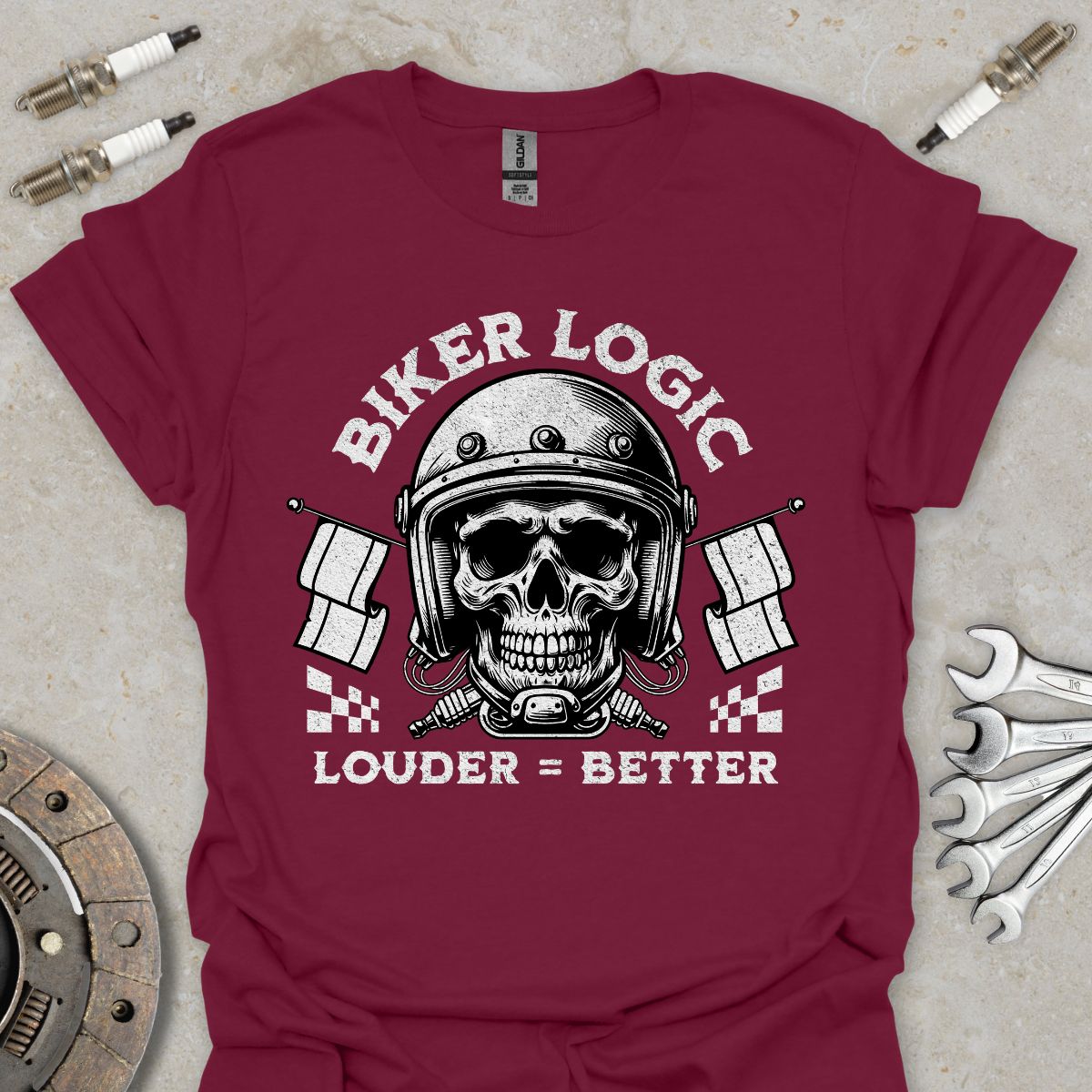 Biker Logic: Louder = Better T-Shirt