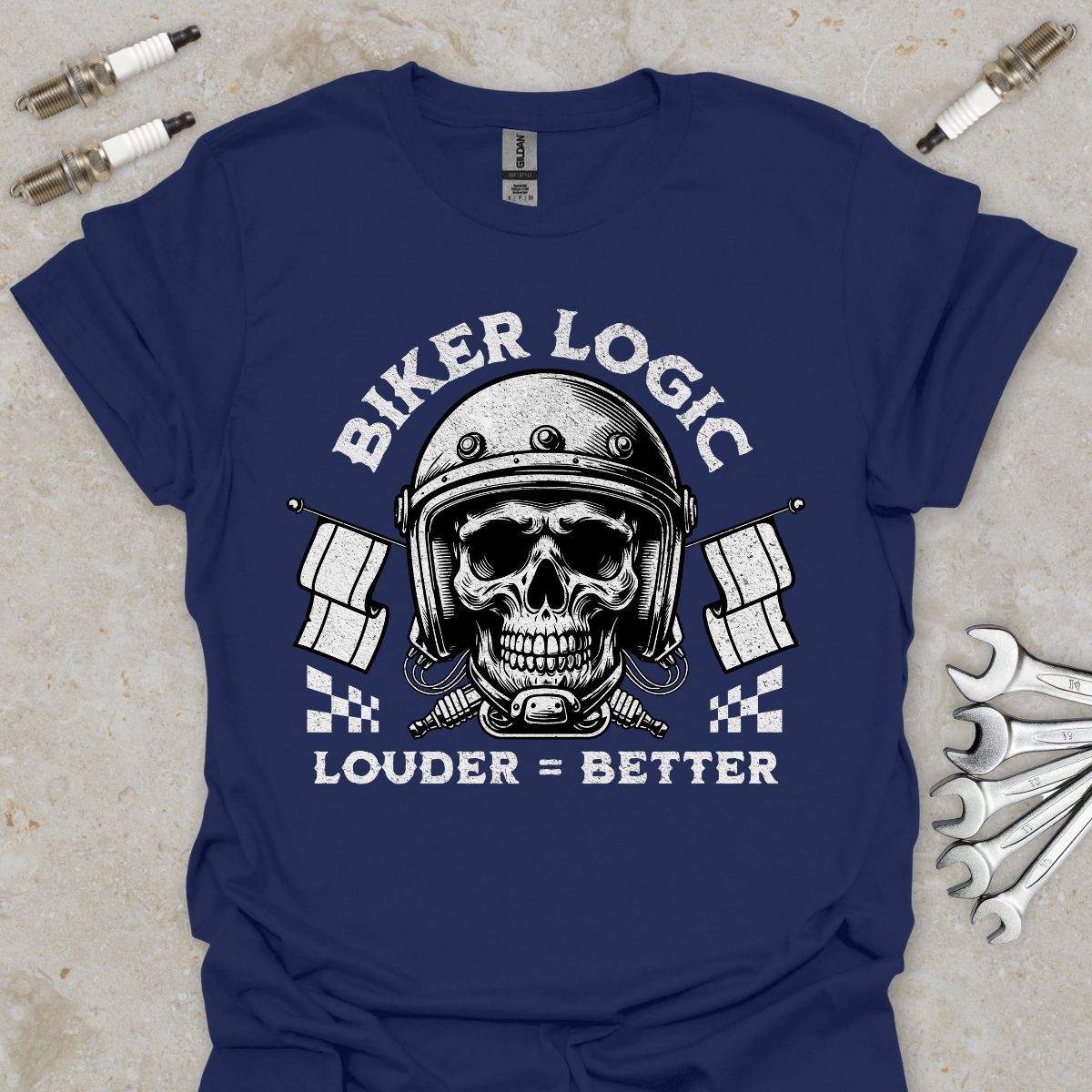 Biker Logic: Louder = Better T-Shirt