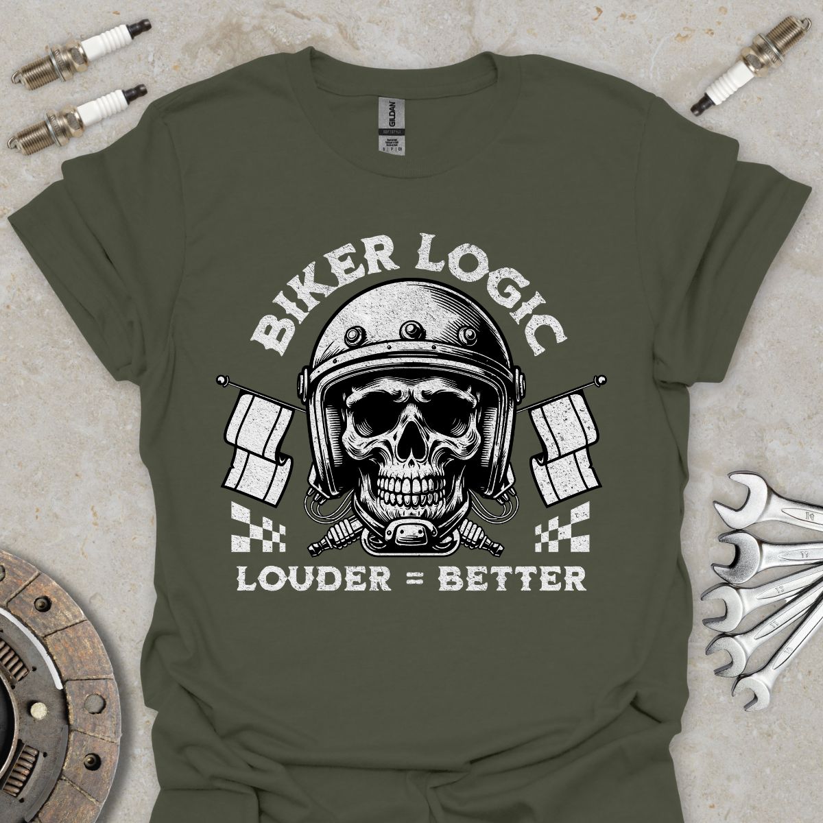 Biker Logic: Louder = Better T-Shirt