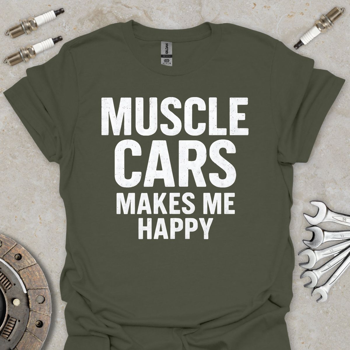 Muscle Cars makes me Happy T-Shirt