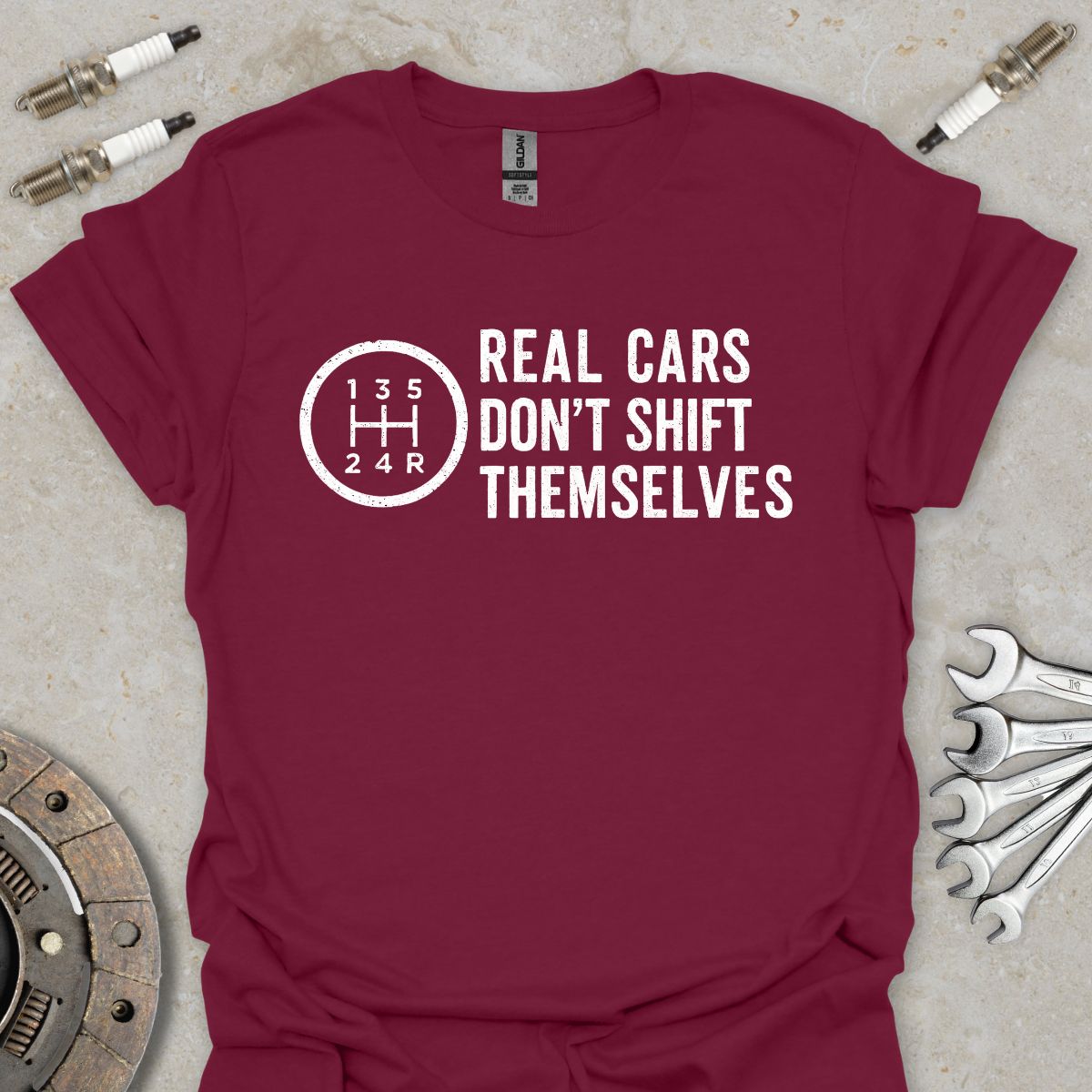 Real Cars don't Shift Themselves T-Shirt