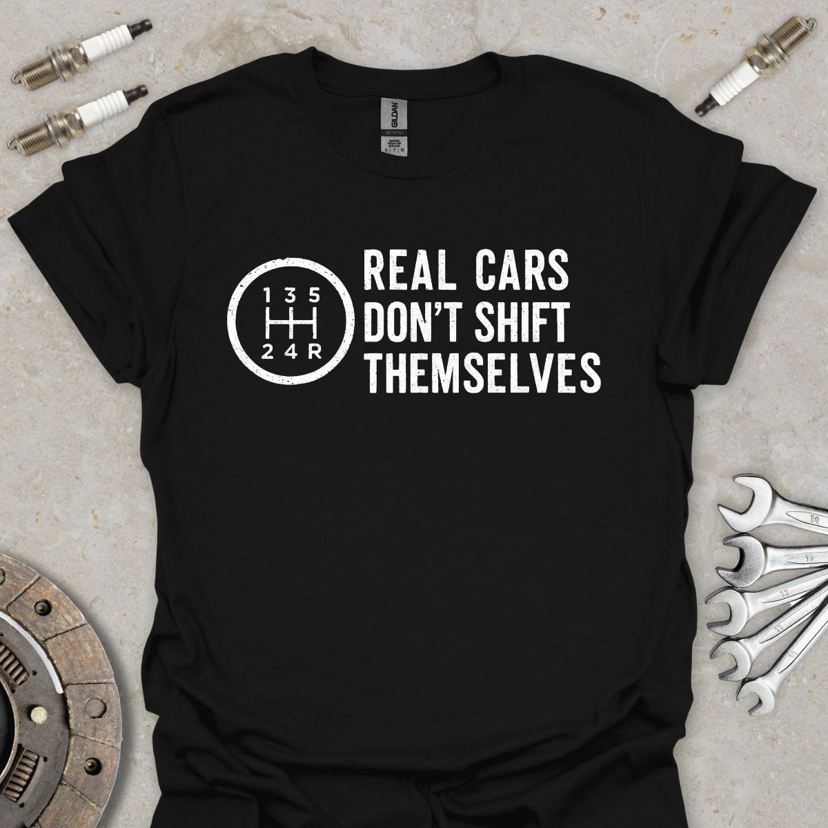 Real Cars don't Shift Themselves T-Shirt