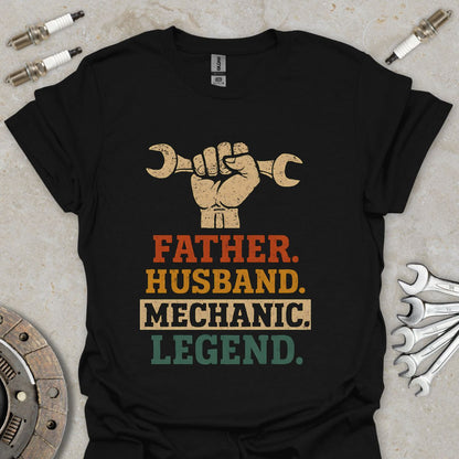 Father. Husband. Mechanic. Legend.  T-Shirt