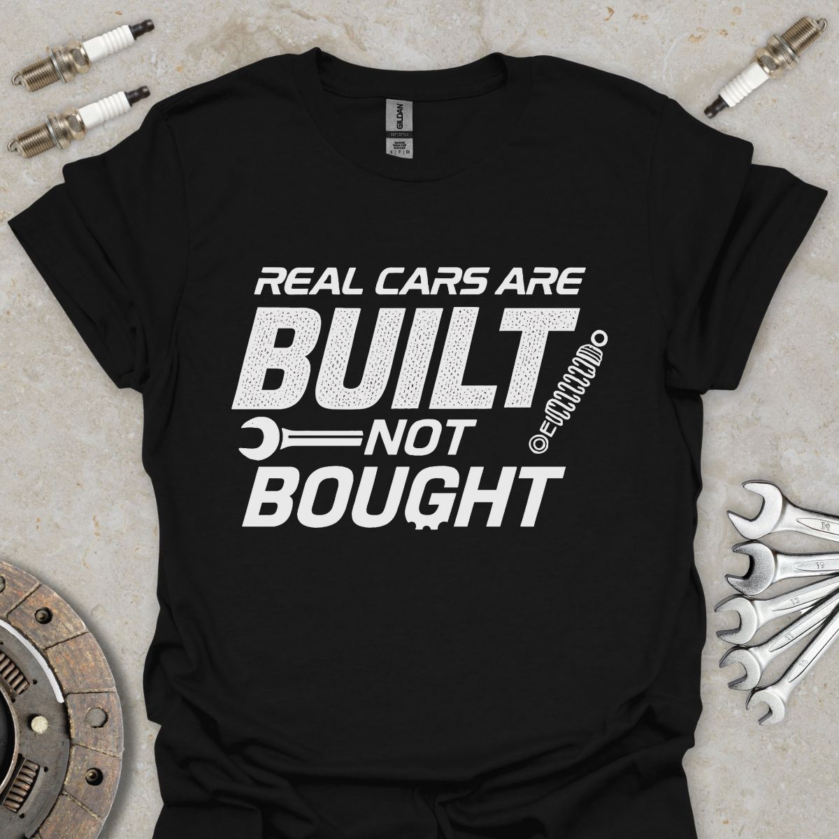 Real Cars are Built not Bought T-Shirt