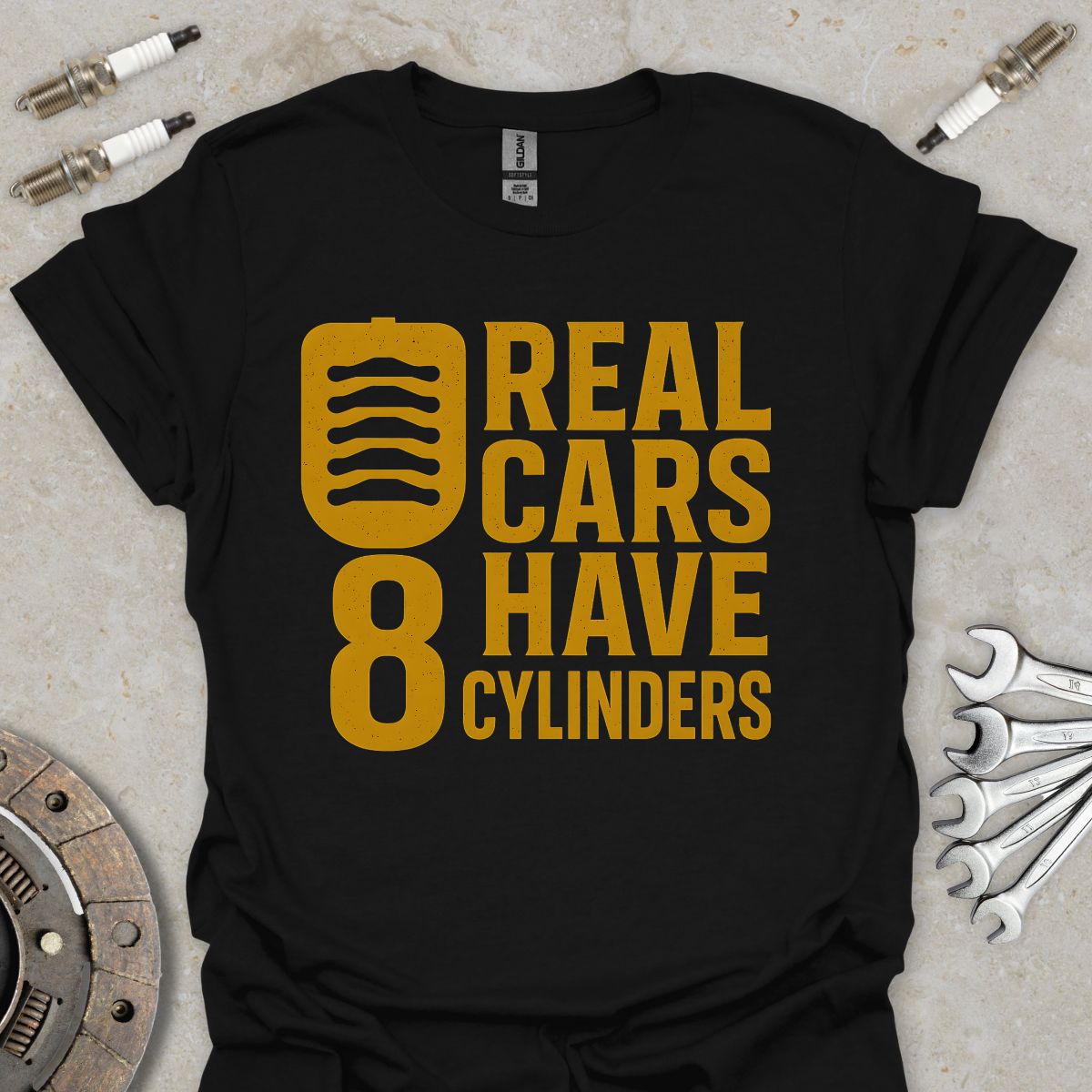 Real Cars have 8 Cylinders T-Shirt