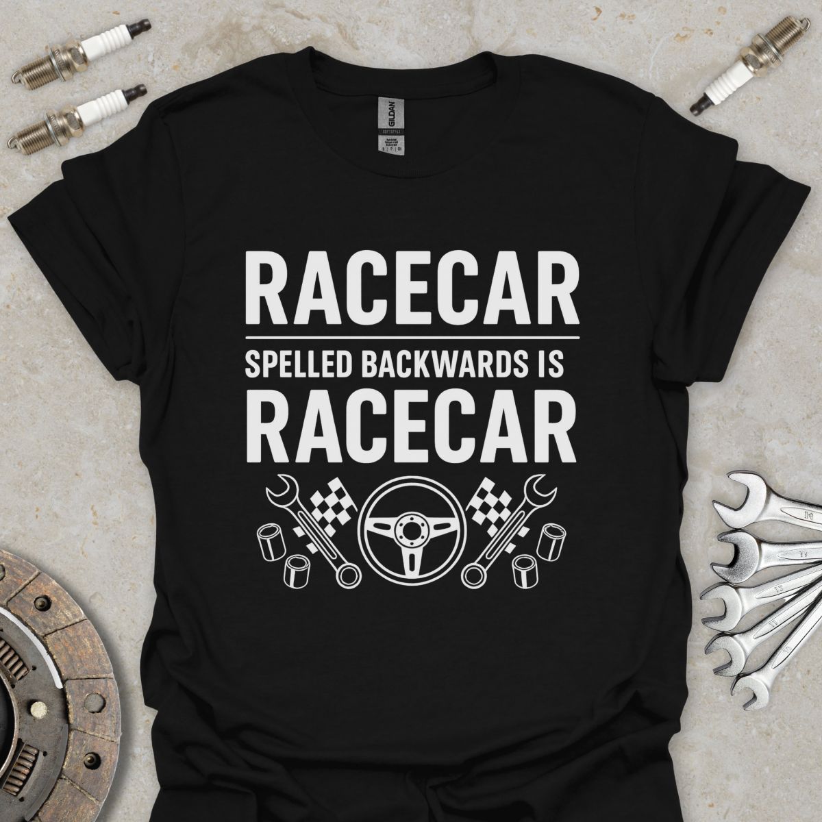 Racecar spelled backwards is Racecar T-Shirt