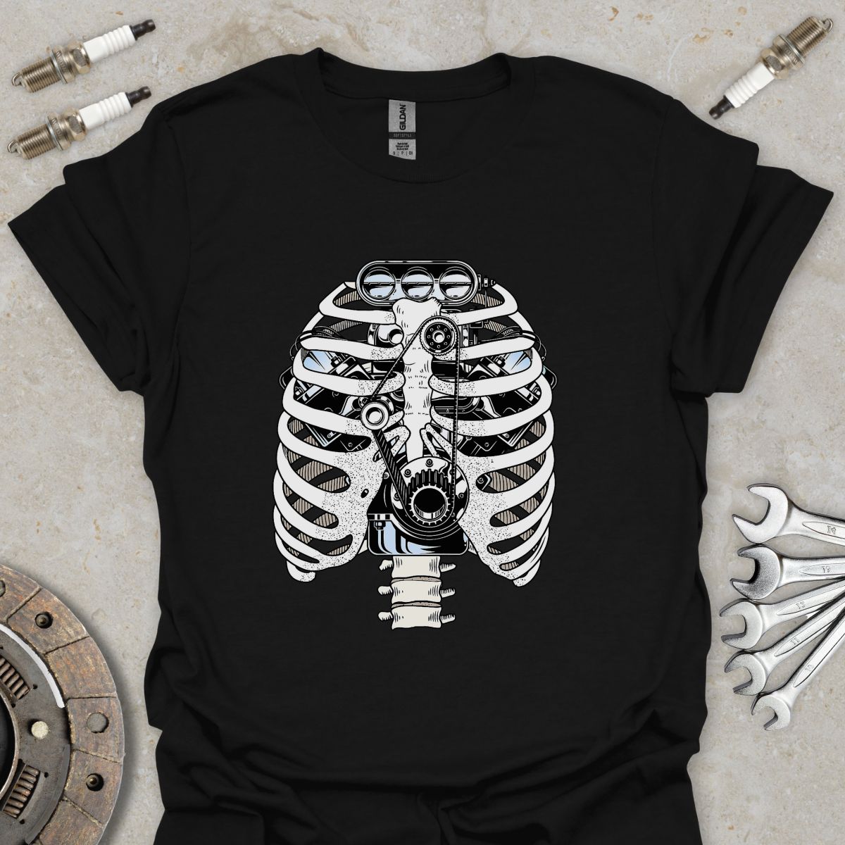 Engine Skeleton T-Shirt