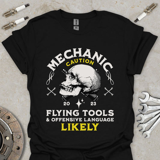Mechanic Caution  T-Shirt