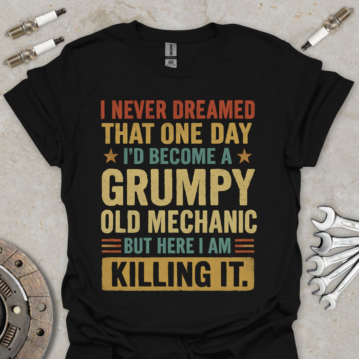 Grumpy Old Mechanic T-Shirt