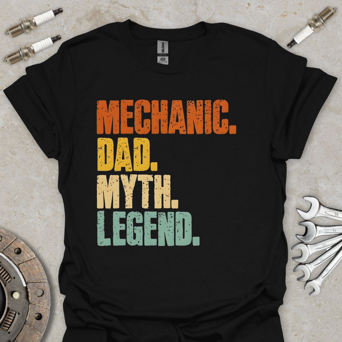 Mechanic. Dad. Myth. Legend. T-Shirt