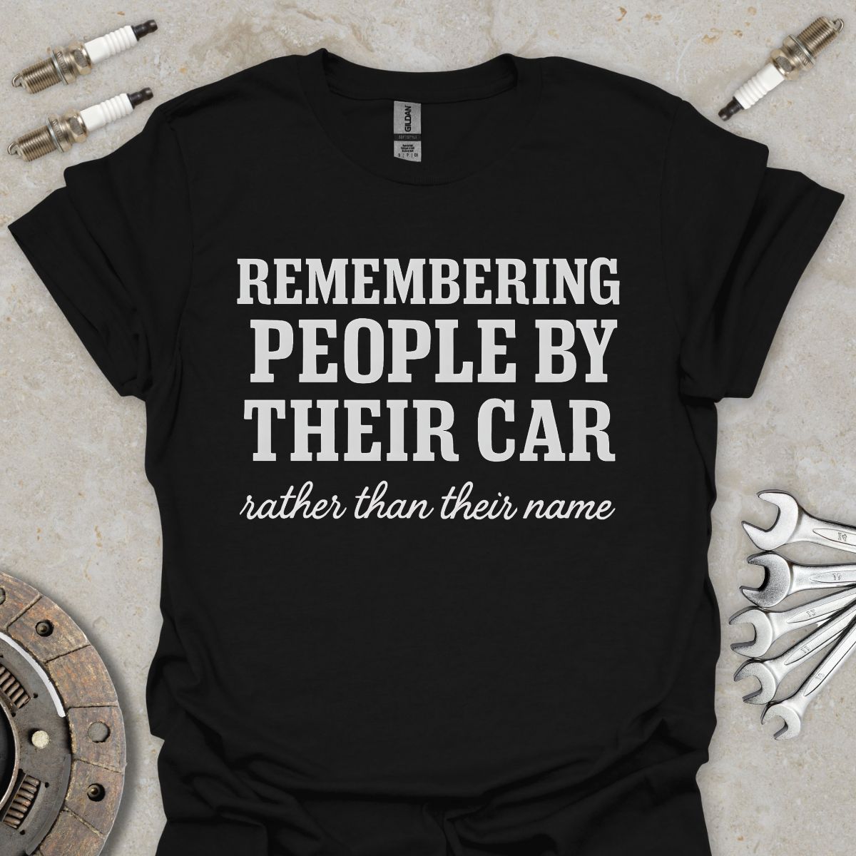 Remembering People by their Car T-Shirt