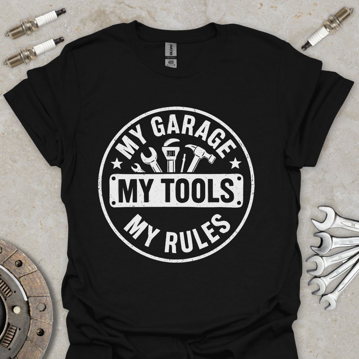 My Garage, My Tools, My Rules T-Shirt