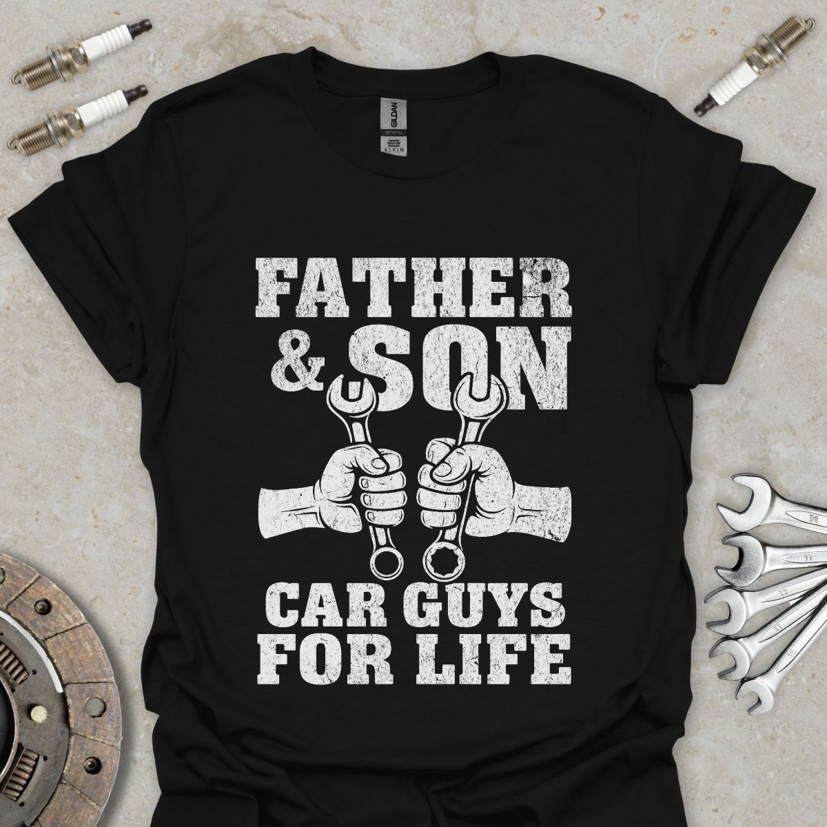 Father & Son Car Guys for Life T-Shirt