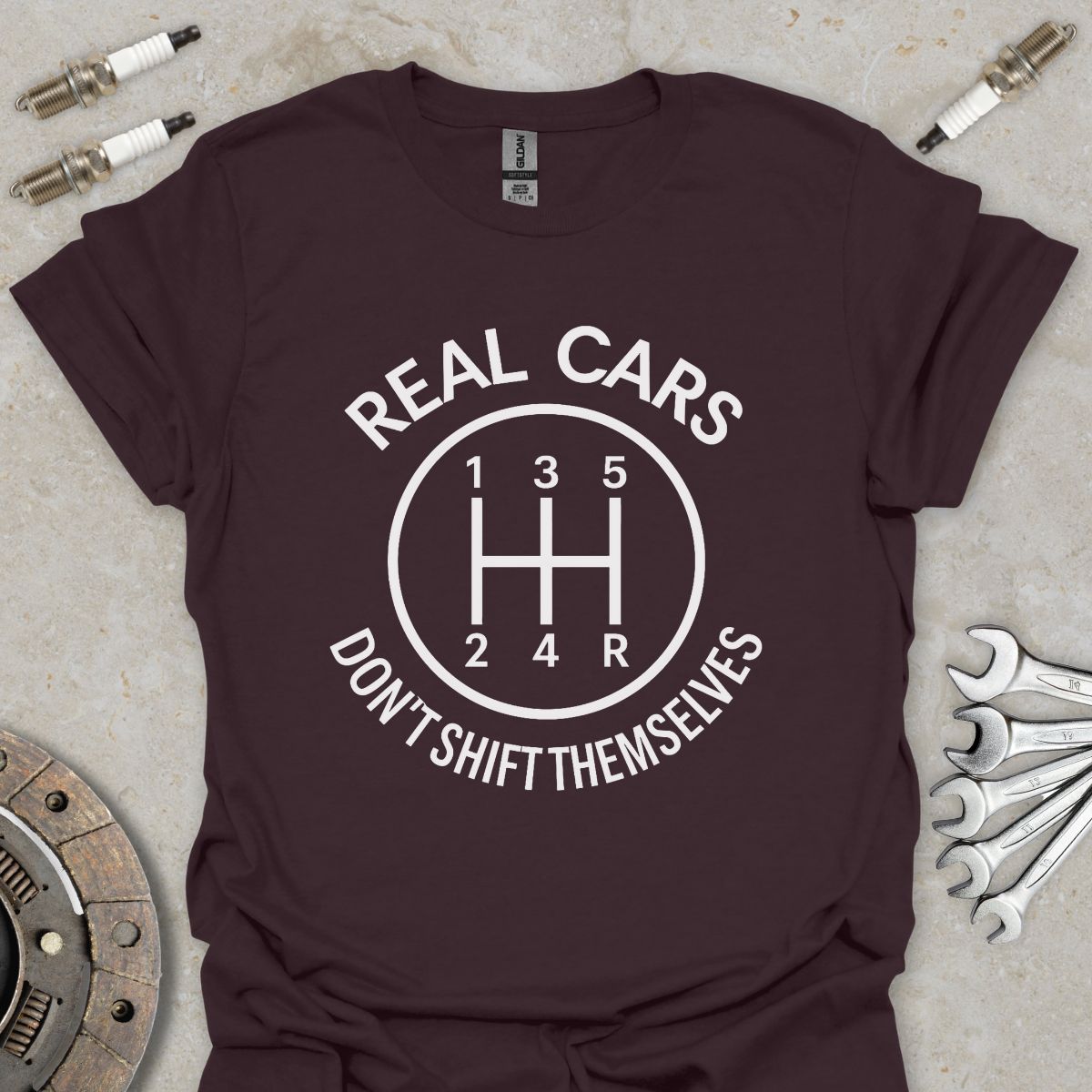 Real Cars don't Shift Themselves T-Shirt
