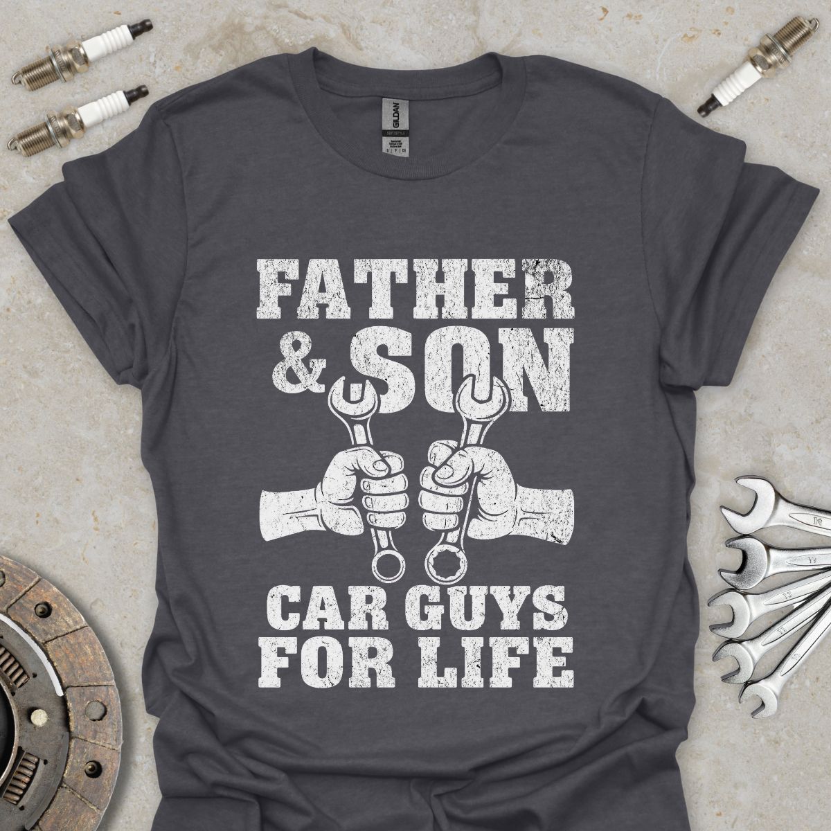 Father & Son Car Guys for Life T-Shirt