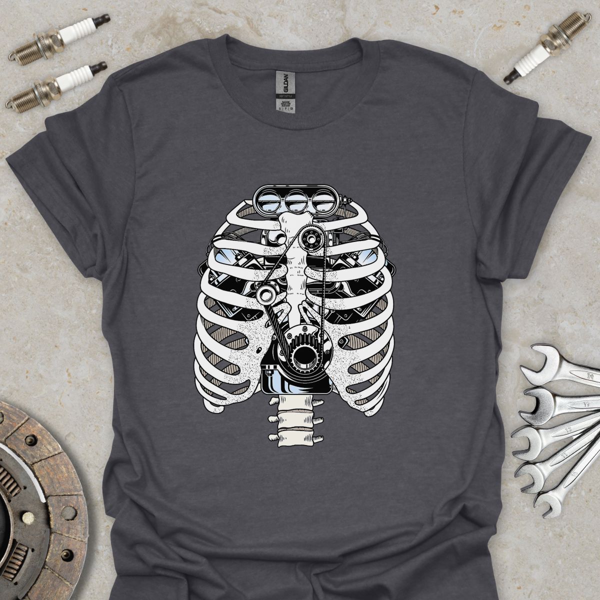 Engine Skeleton T-Shirt