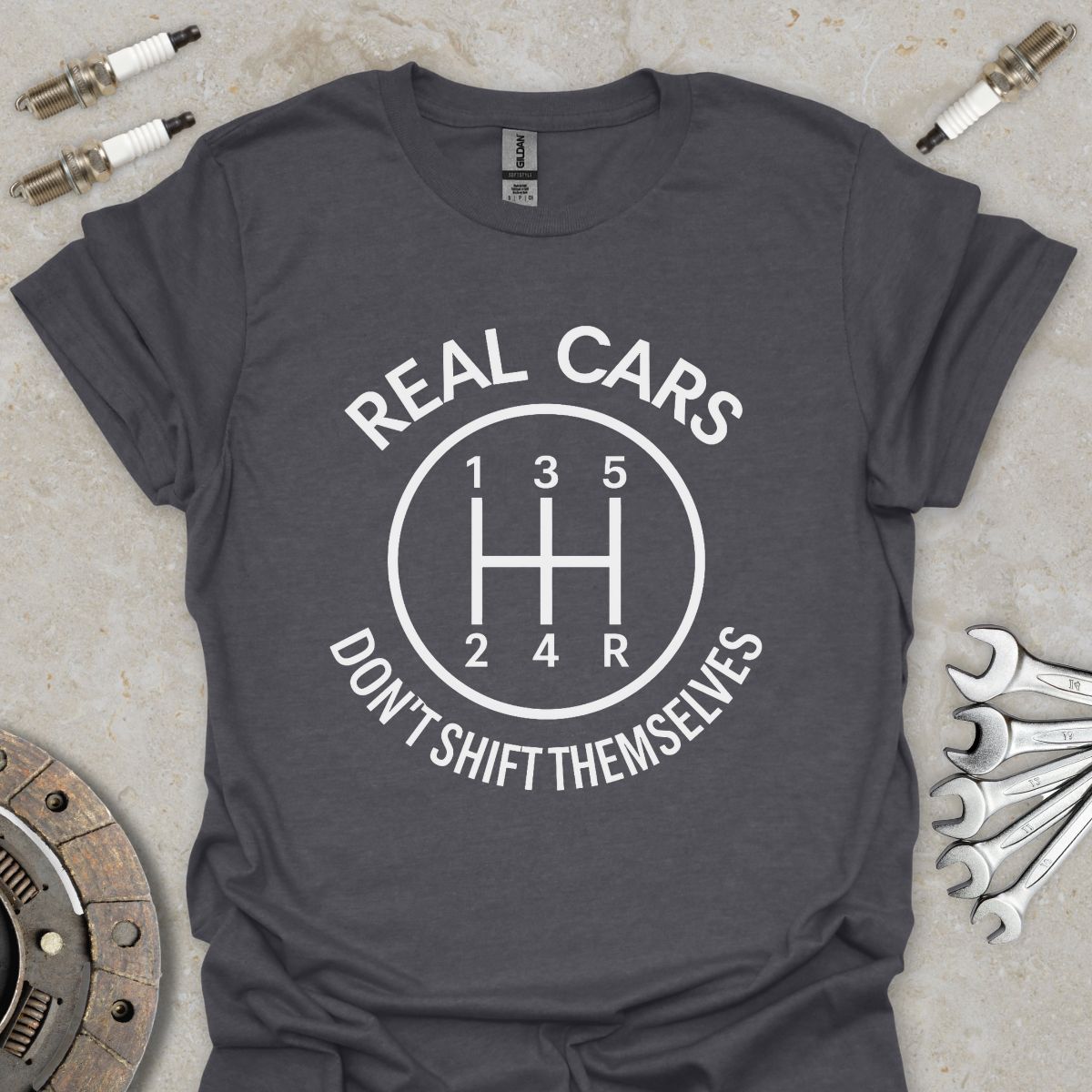 Real Cars don't Shift Themselves T-Shirt