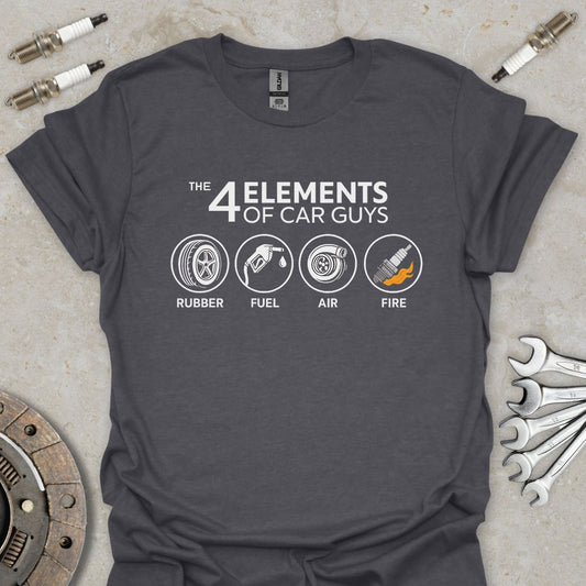 The 4 Elements of Car Guys T-Shirt