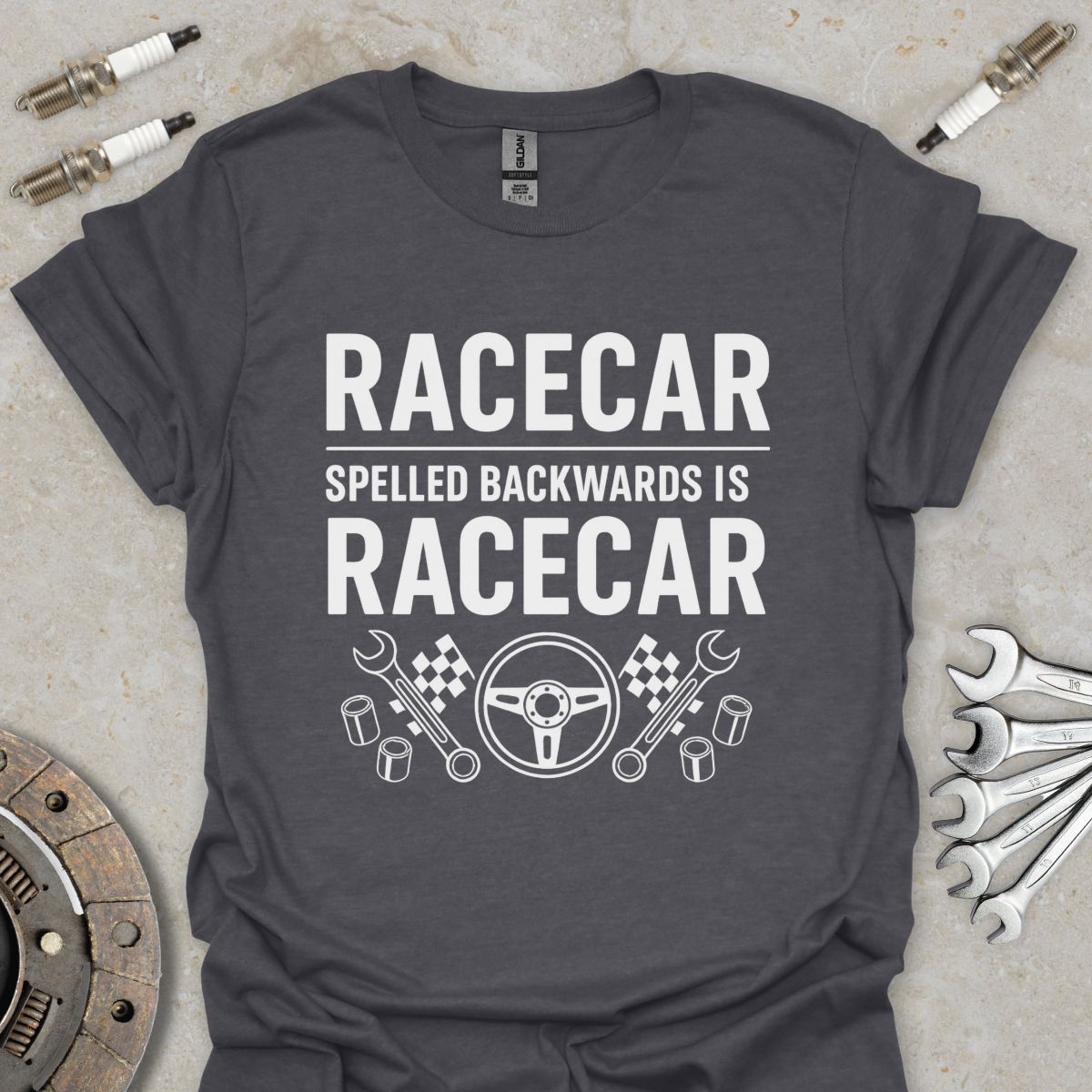Racecar spelled backwards is Racecar T-Shirt