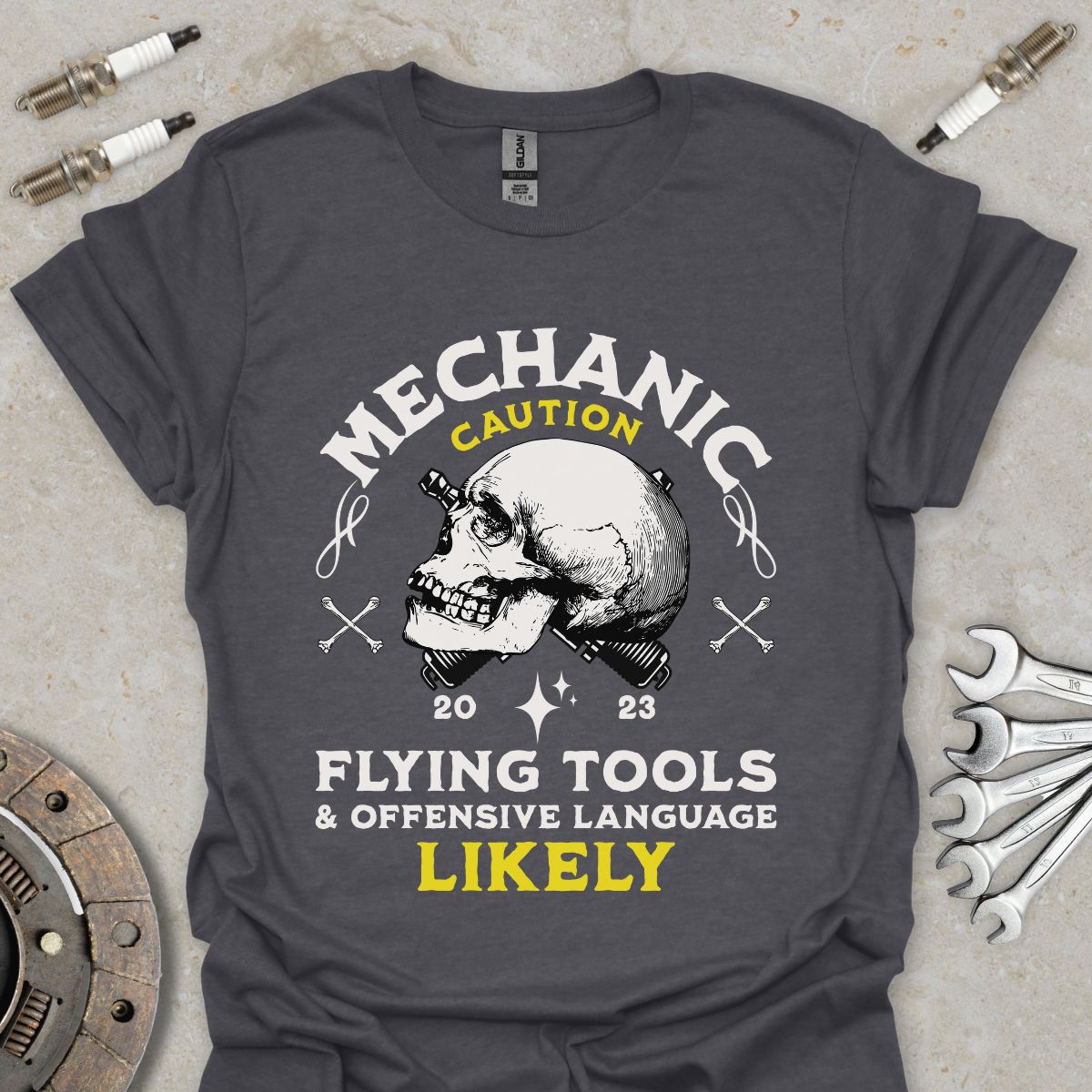 Mechanic Caution  T-Shirt