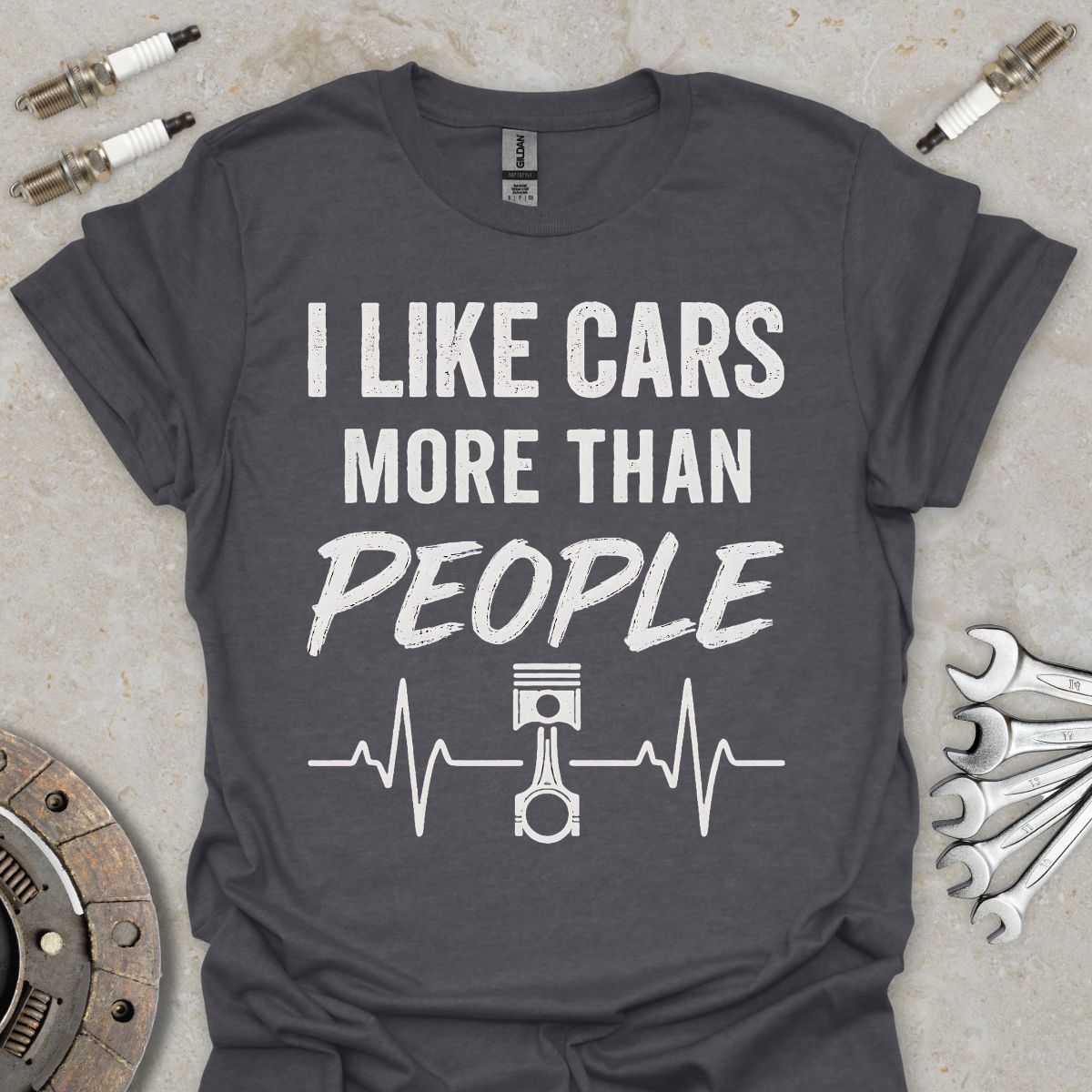 I like Cars more than People T-Shirt