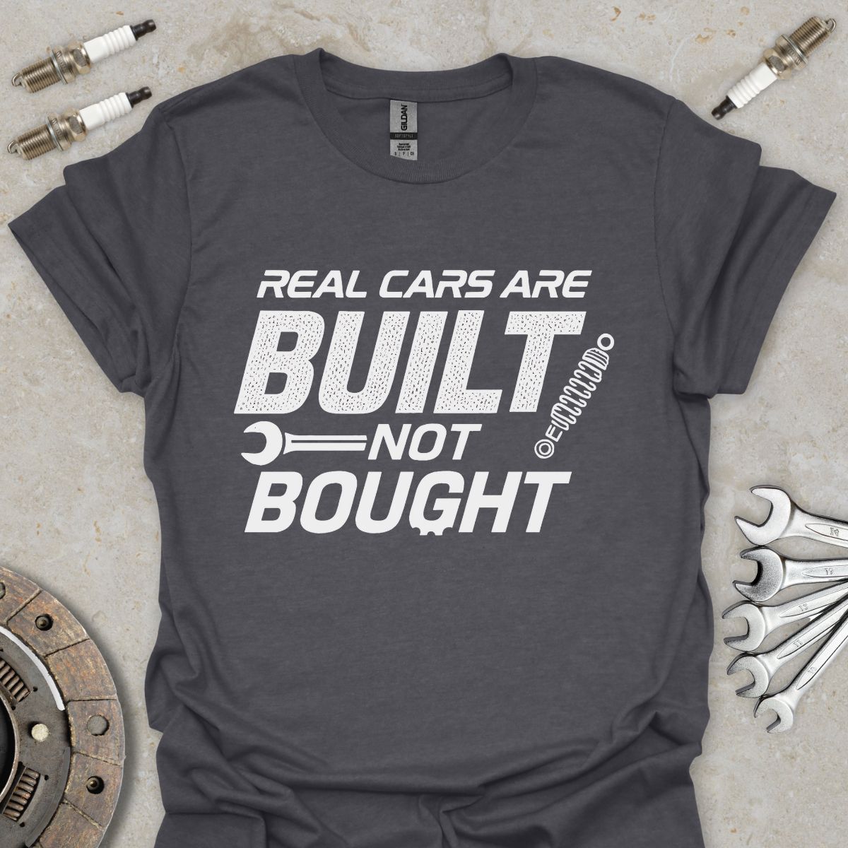 Real Cars are Built not Bought T-Shirt