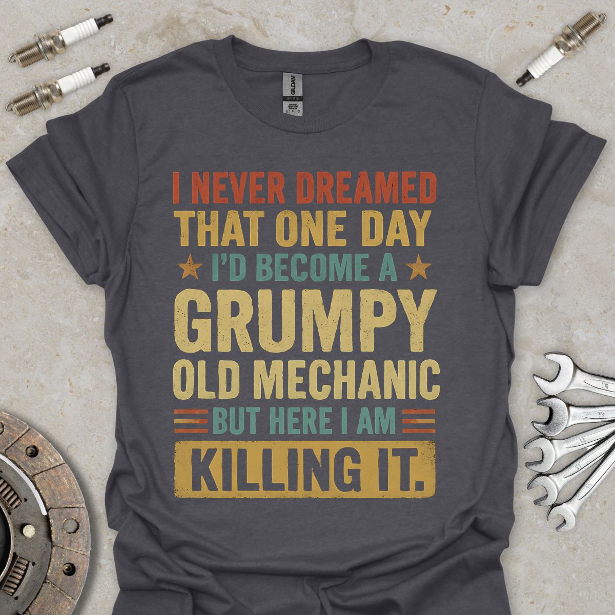 Grumpy Old Mechanic T-Shirt