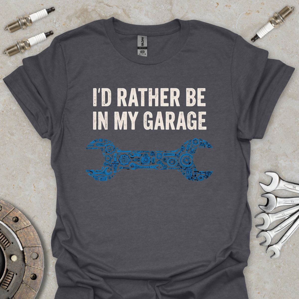 I'd rather be in my Garage T-Shirt