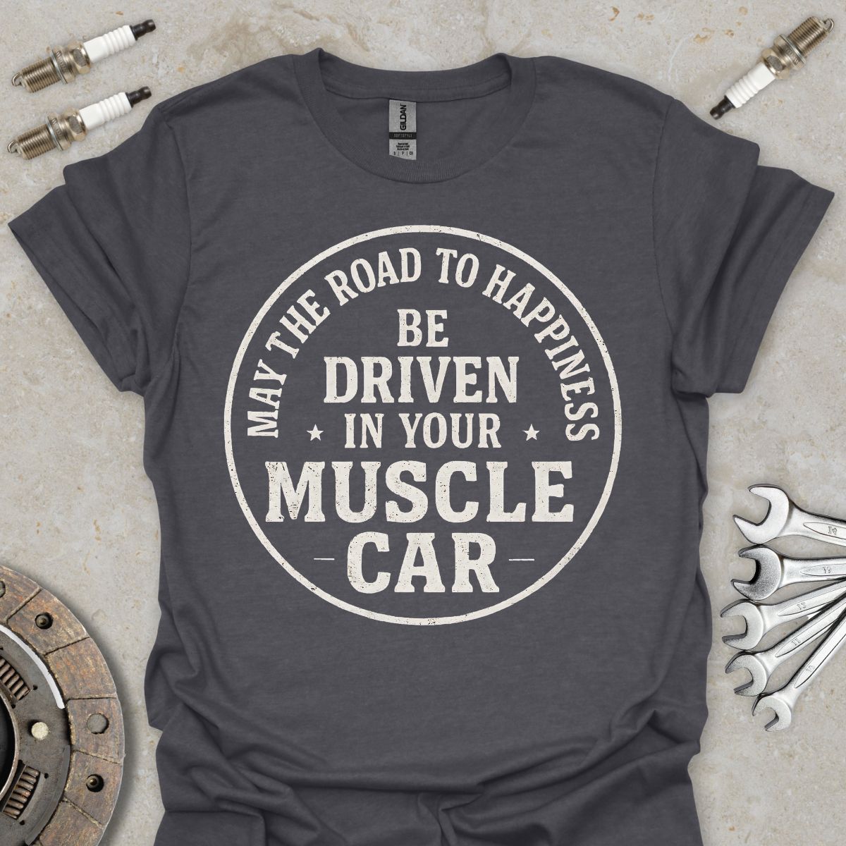 In your Muscle Car T-Shirt