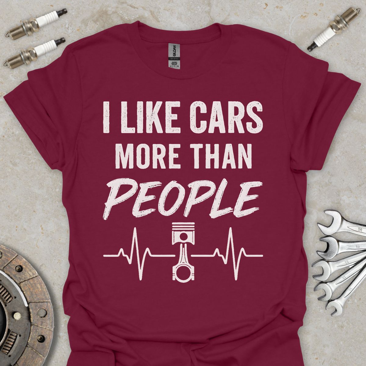 I like Cars more than People T-Shirt