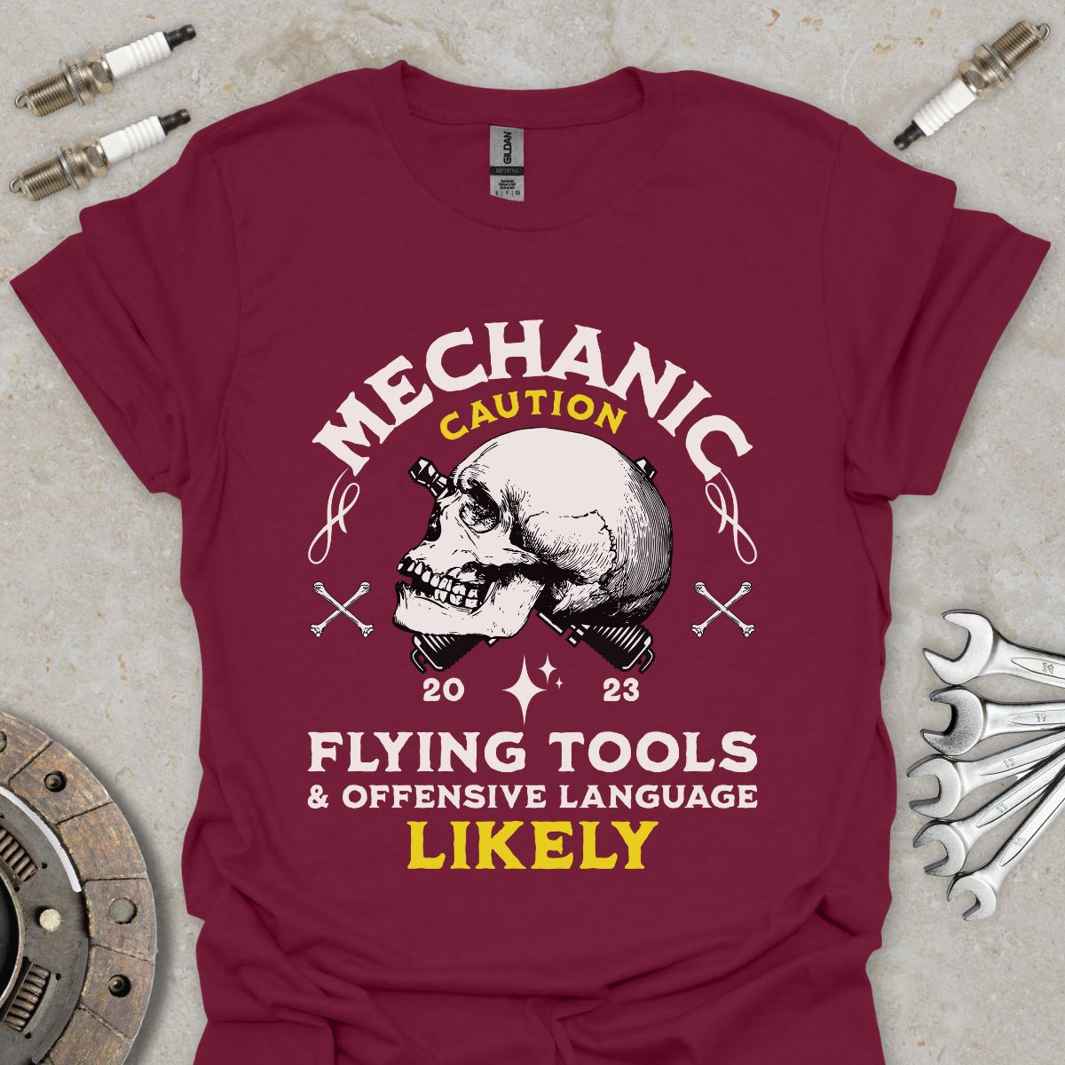 Mechanic Caution  T-Shirt