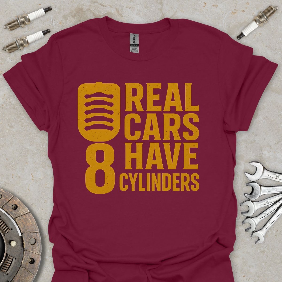 Real Cars have 8 Cylinders T-Shirt