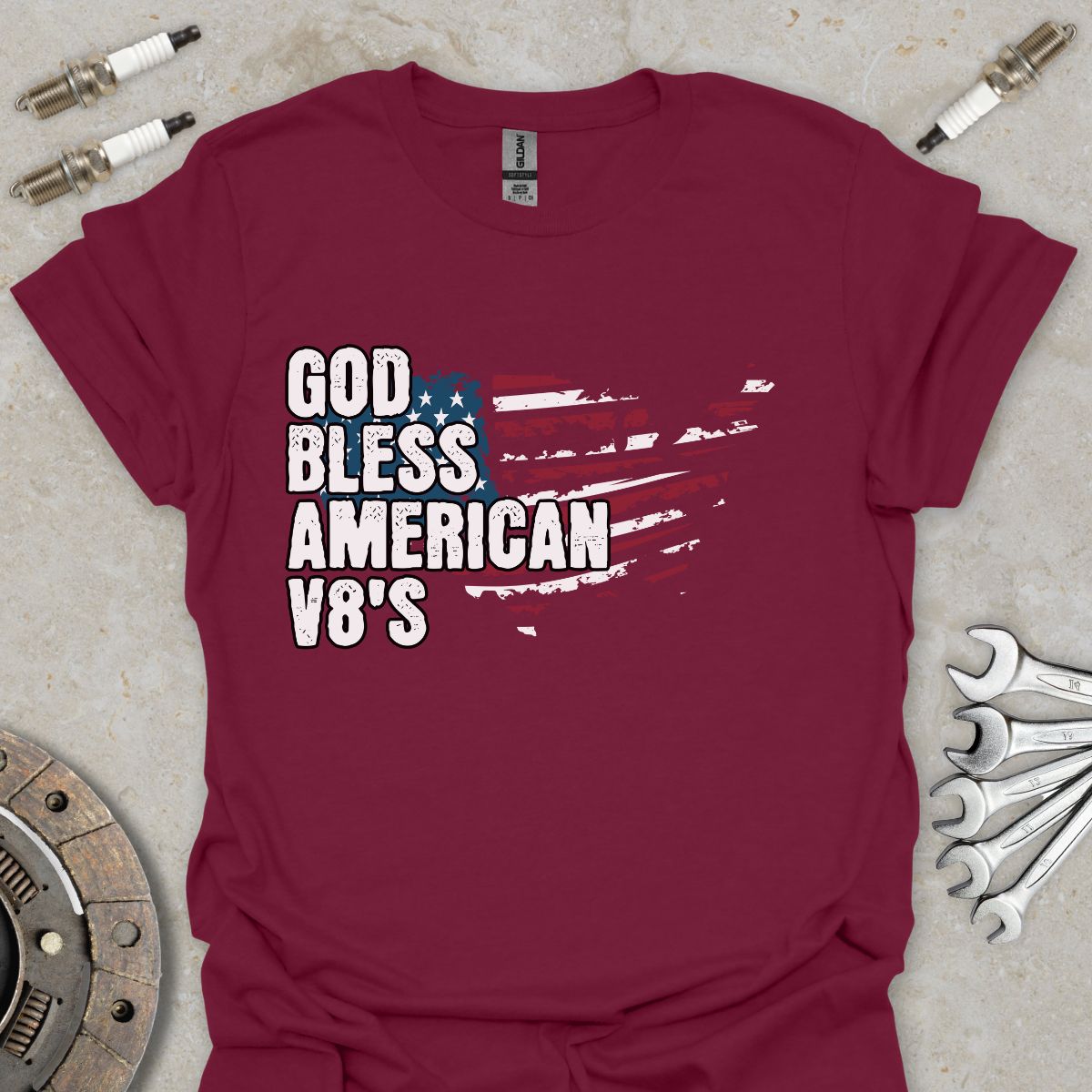 God bless American V8's T-Shirt