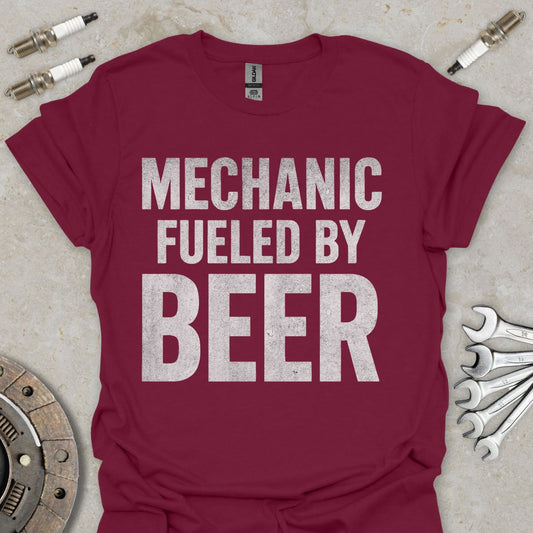 Mechanic fueled by Beer T-Shirt