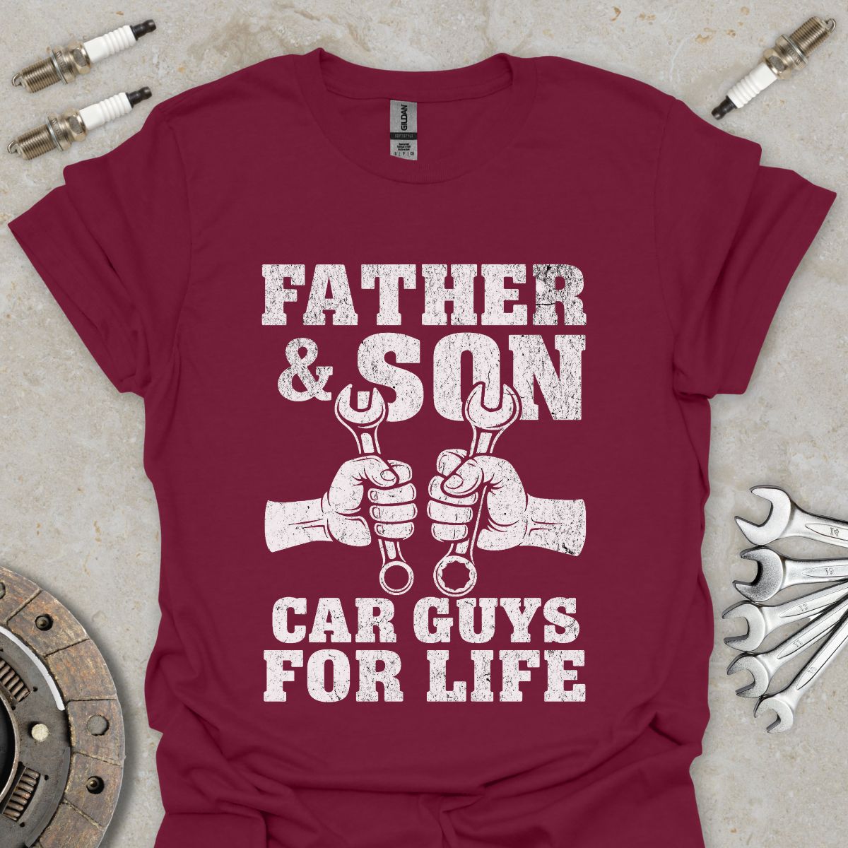 Father & Son Car Guys for Life T-Shirt