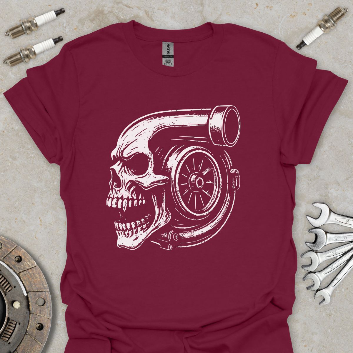 Turbocharger Skull T-Shirt