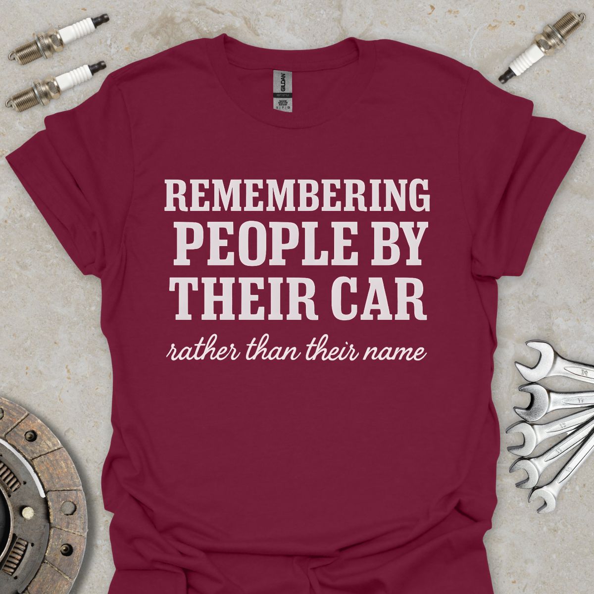 Remembering People by their Car T-Shirt