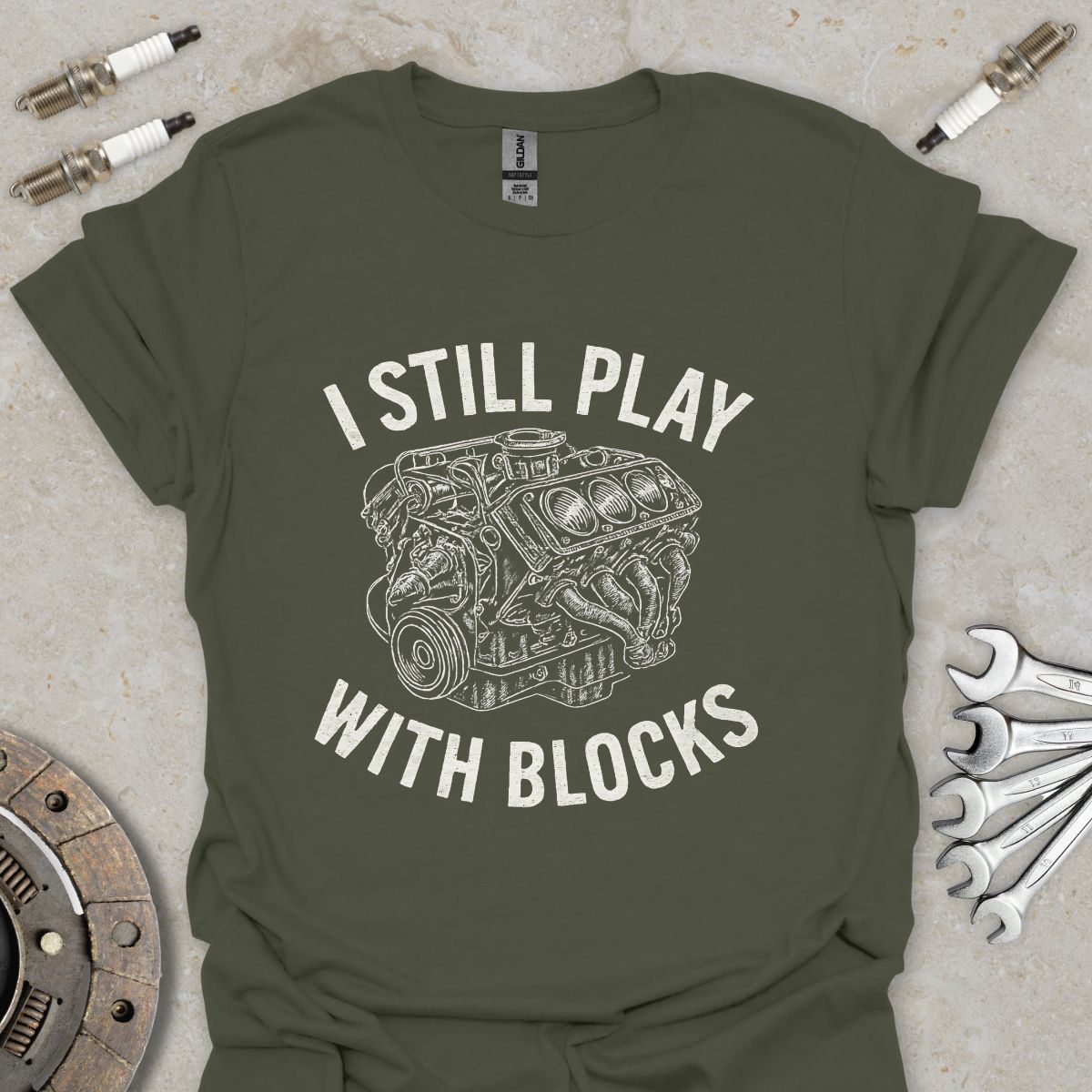 I still Play with Blocks T-Shirt