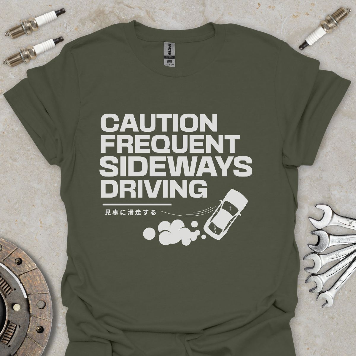 Sideways Driving T-Shirt