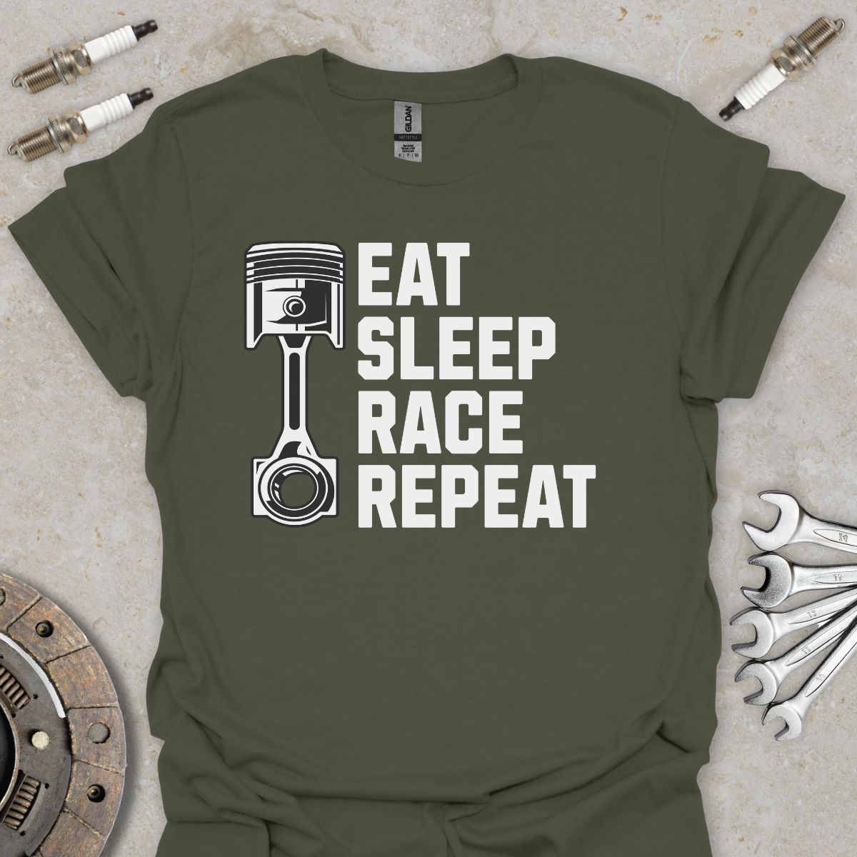 Eat, Sleep, Race, Repeat T-Shirt